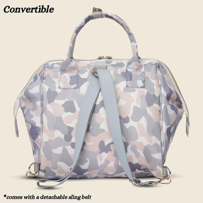 VISMIINTREND Diaper Bags for Mom | Travel Maternity Backpack Bags | Water Resistant | Premium Oxford Fabric | Gifts for Mom to Be | Baby Shower Gift view 6