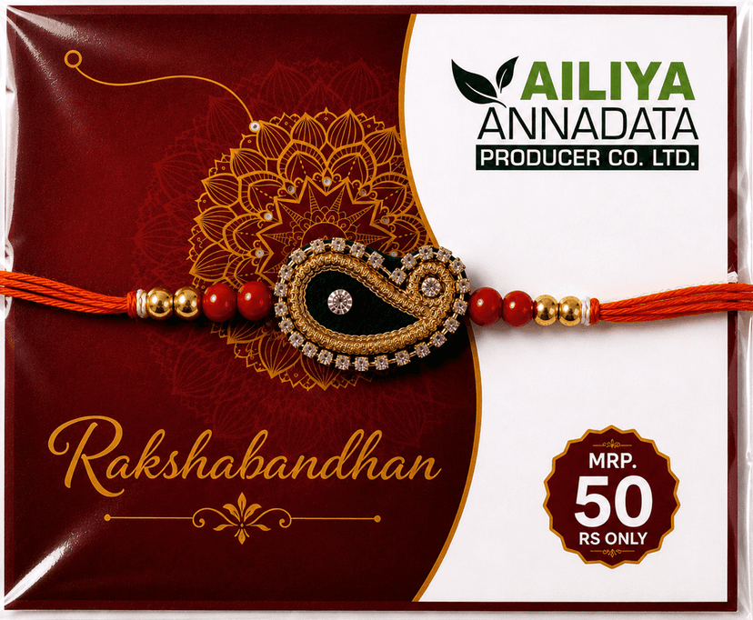 Zardosi Paisley Rakhi