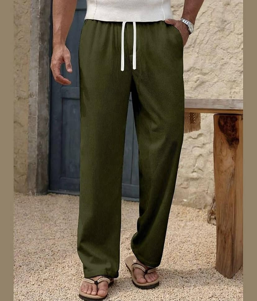 Nofilter Loose Men's Korean Pant - Beige ( Pack of 1 )