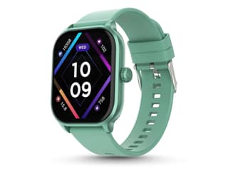 Pebble Neo Smart watch 1.99" True HD Display, BT Calling, Heart Rate Monitoring, Rotating Crown, Light Weight Design, Alarm & Notification - Green