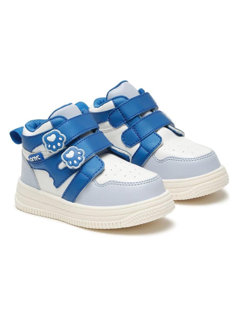 Colorpop Toddlers' High Ankle Sneakers - Sky Blue (Unisex) view 6