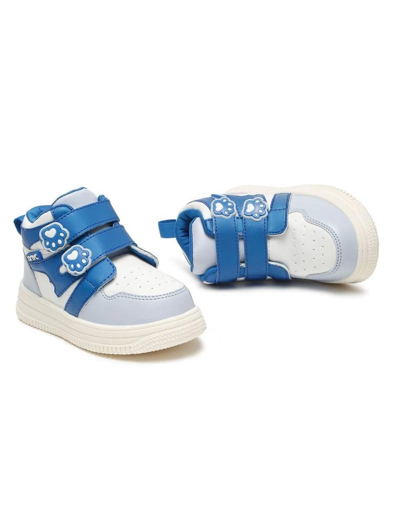 Colorpop Toddlers' High Ankle Sneakers - Sky Blue (Unisex) view 8
