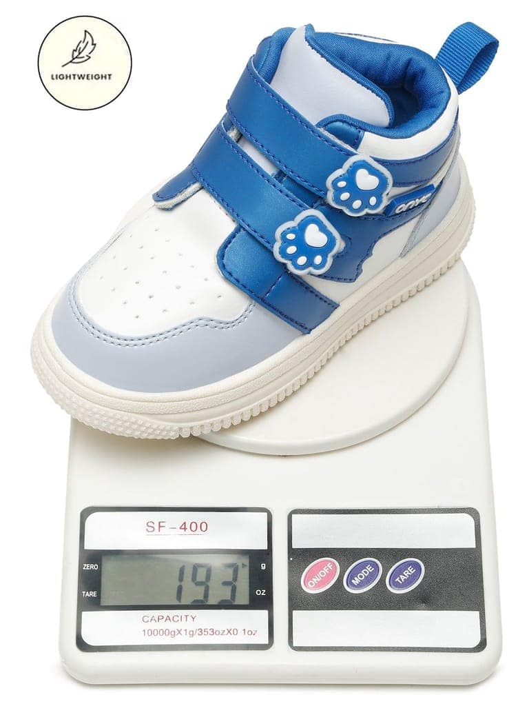 Colorpop Toddlers' High Ankle Sneakers - Sky Blue (Unisex) view 9