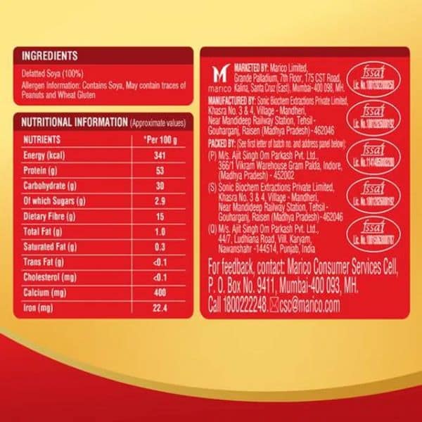 Saffola Mealmaker Soya Chunks 45 Gms view 2