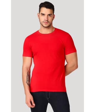 Inner Element Pack of 1 100% Cotton Regular Fit Men's T-Shirt ( Olive Green )
