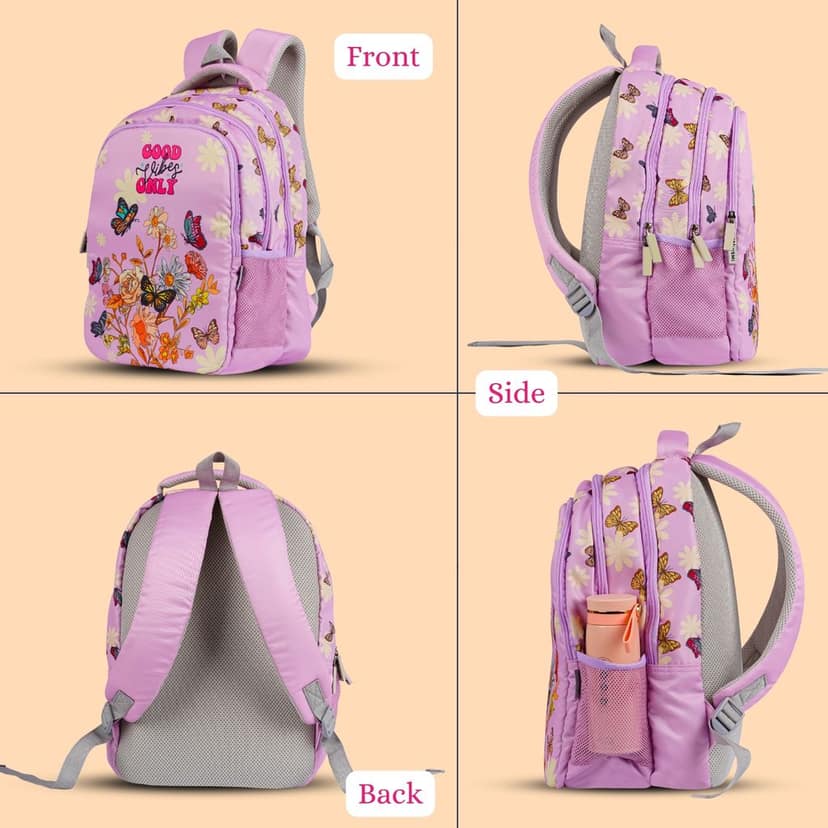 VISMIINTREND School Backpack Bags for Kids | School Bags | Water Resistant | Casual | Picnic | Travel | 5 to 10 Years School Backpack | Bag for Boys | Girls view 7
