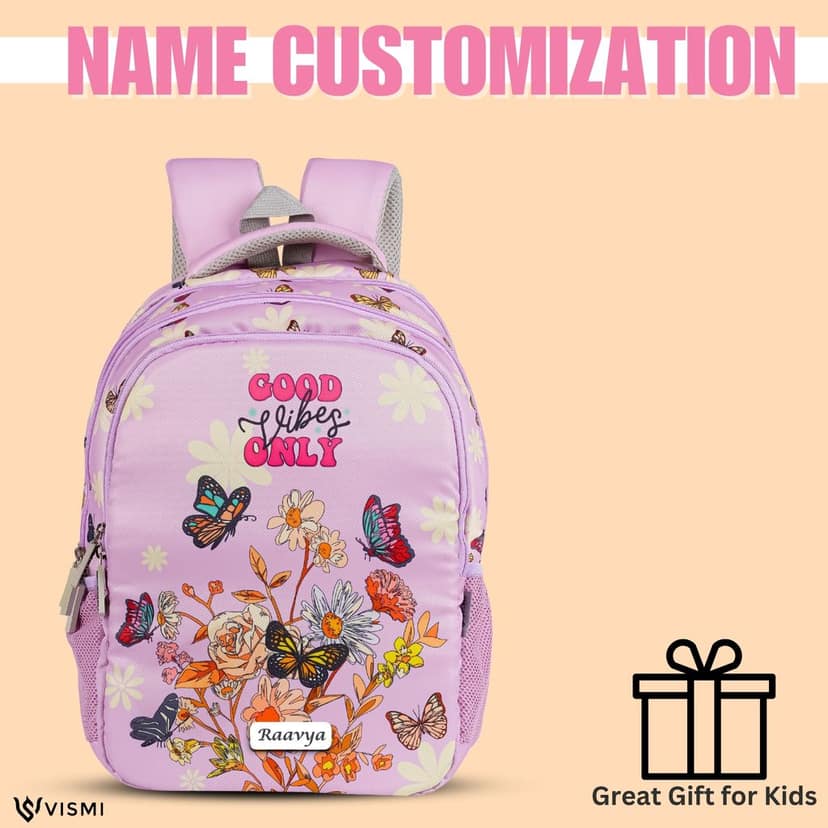 VISMIINTREND School Backpack Bags for Kids | School Bags | Water Resistant | Casual | Picnic | Travel | 5 to 10 Years School Backpack | Bag for Boys | Girls view 8