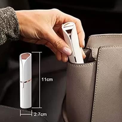 Urja Enterprise Flying monk Lipstick Shape Electronic Facial Hair Remover Shaver Waxing For Women- Rechargeable With USB Cable Strips view 3