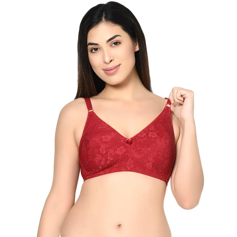Bodycare Women Cotton Spandex Full Coverage Padded Regular Bra 6579MH