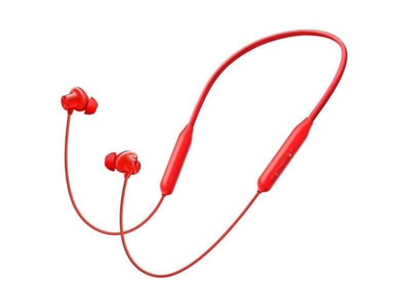 OnePlus Bullets Wireless Z3 In-Ear Neckband with 12.4mm Drivers, 3D Spatial Audio, 10 mins Charge for 27 hrs Playback - Samba Sunset