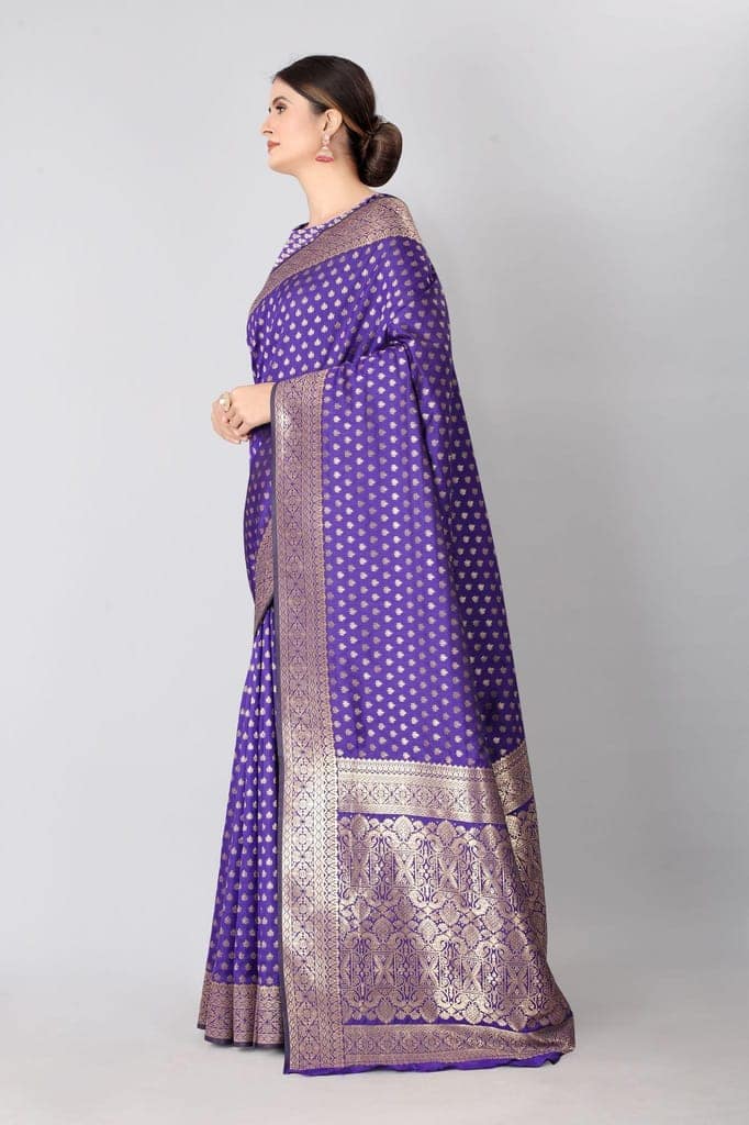 Designer Heavy Weaving Work Kanjeevaram Silk Saree view 2