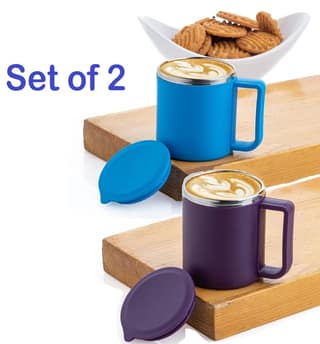 02 Blue +Purple Happy Mug