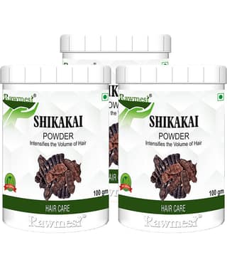 rawmest Shikakai Powder Hair Scalp Treatment 300 g Pack of 3