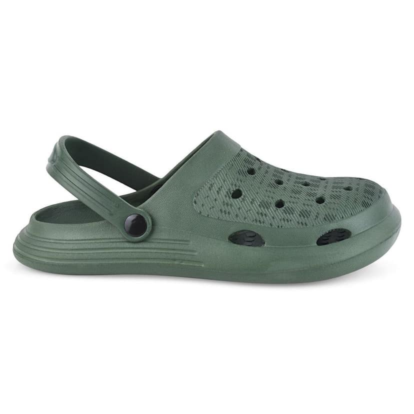 Paragon Olive Easy-to-wear Easy-to-wash Lightweight Clogs for Men view 3