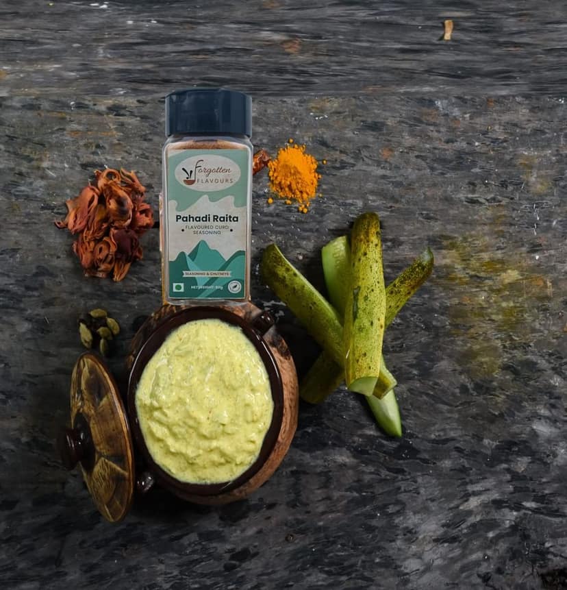 Forgotten Flavours Combo Pack | Bhatt ki Churkani (Black Soyabean Based Dal) |Pahadi Raita/ Curd Seasoning ( Shaker Bottle) | Aloo ke Gutke (Potato Seasoning ) || No Artificial Preservative or Color | Instant Cooking Mix view 5