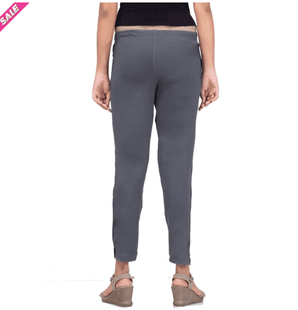 Women's Solid Color Stretchable Ankle Length Leggings view 3