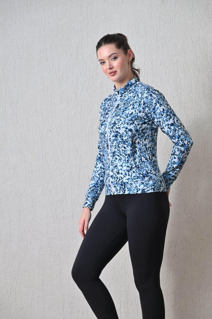 Body Smith Women Solid Full Sleeves Mesh Zipper