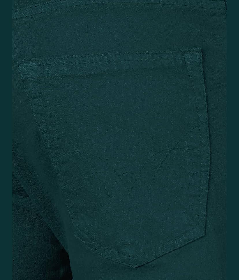 JB JUST BLACK Regular Fit Cuffed Hem Men's Jeans - Green ( Pack of 1 ) view 2
