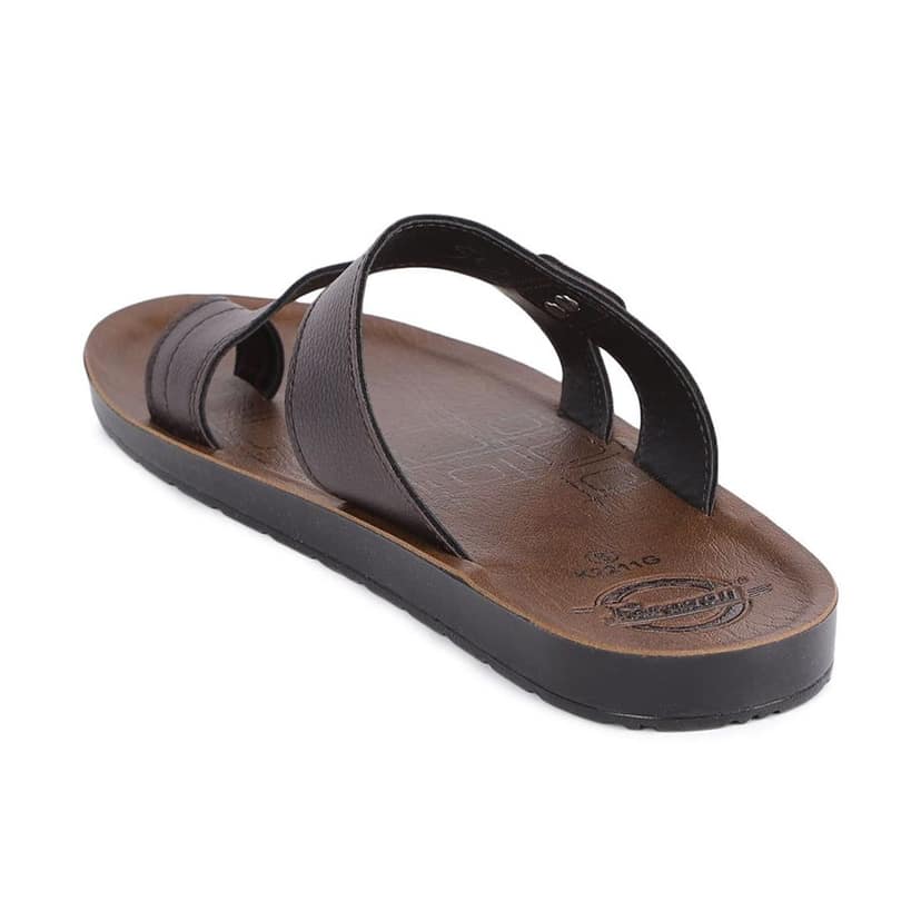 Paragon Vertex Men's Brown Slippers view 2