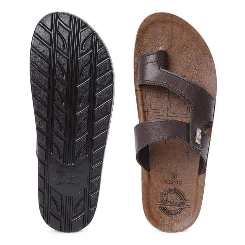 Paragon Vertex Men's Brown Slippers view 4