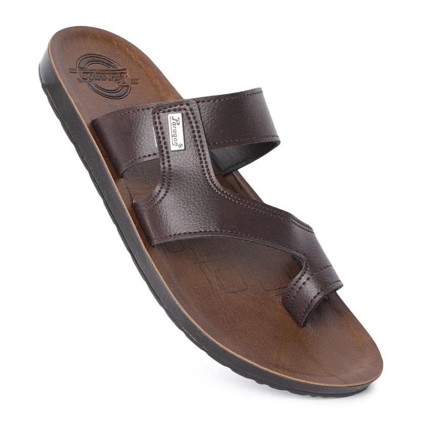 Paragon Vertex Men's Brown Slippers view 5