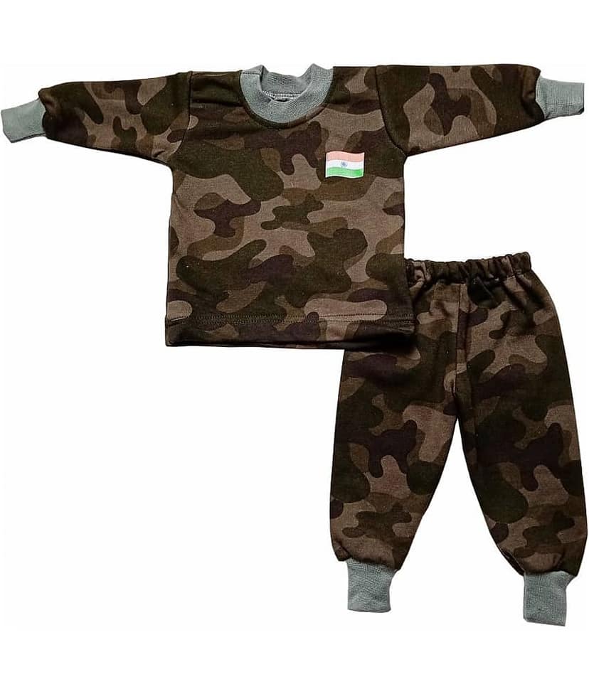 harshvardhanmart.com Pack of 1 Boys Cotton Blend Set ( Green )