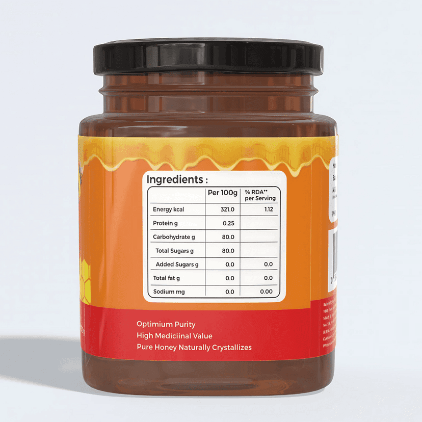 Nexra Karanj Honey 250g | Pure & Natural Sweetener | Rich in Flavor & Nutrients | Supports Skin Health & Immunity view 2