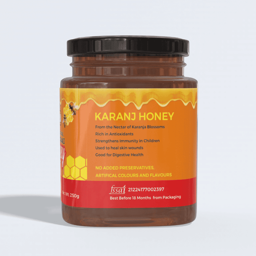 Nexra Karanj Honey 250g | Pure & Natural Sweetener | Rich in Flavor & Nutrients | Supports Skin Health & Immunity view 3