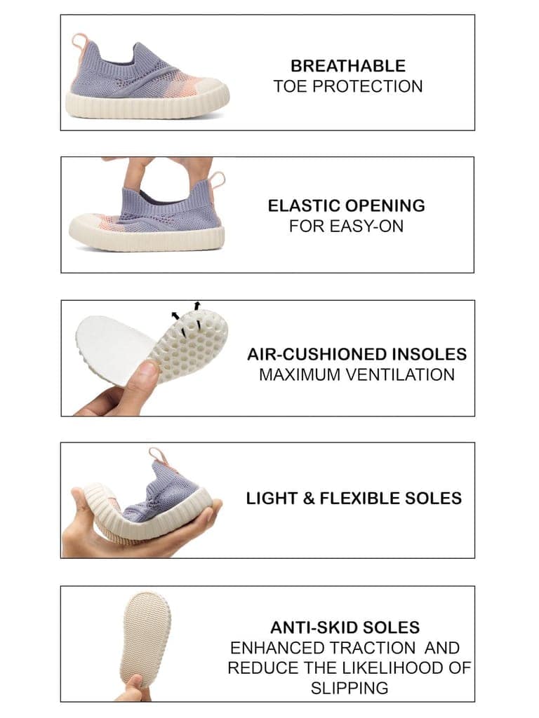 Shady Toddlers' First Step Breathable Shoes - Purple (Unisex) view 9