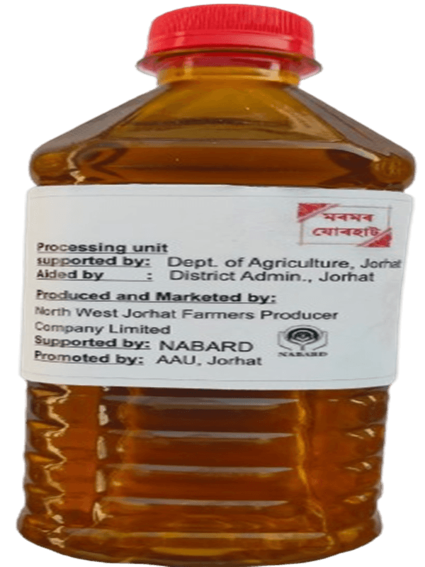 Mustard Oil - 500 mL - bottle view 2