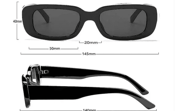 eryyxep Trendy Sunglasses Driving Sunglasses Square Frame Vintage Glasses Unisex_AQW121 view 2