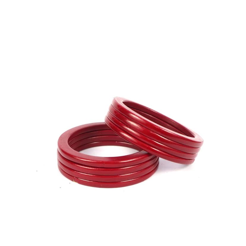 FHS Fashion Women's Beautiful Traditional Rajasthani Lac Bangles- Maroon view 5