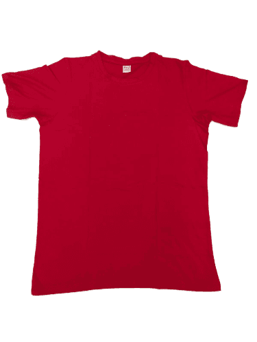 Classic Red Crew Neck T-Shirt – Comfortable & Stylish