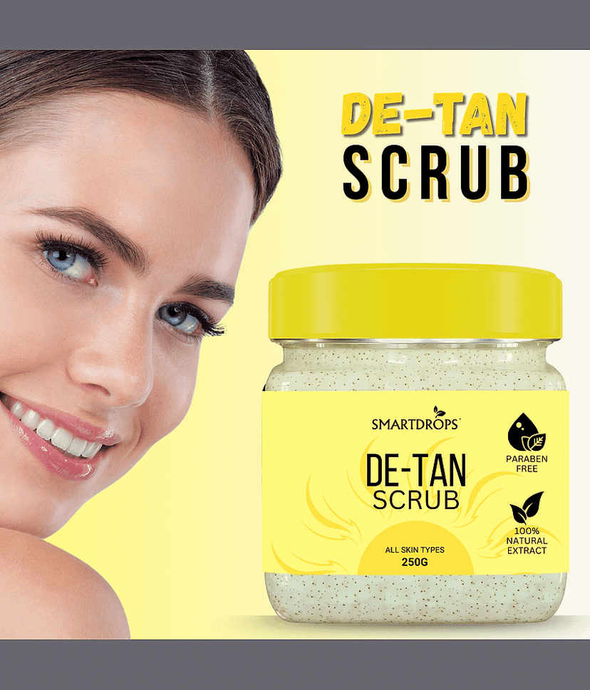 Smartdrops Even tone Skin Facial Scrub For Men & Women ( Pack of 1 )