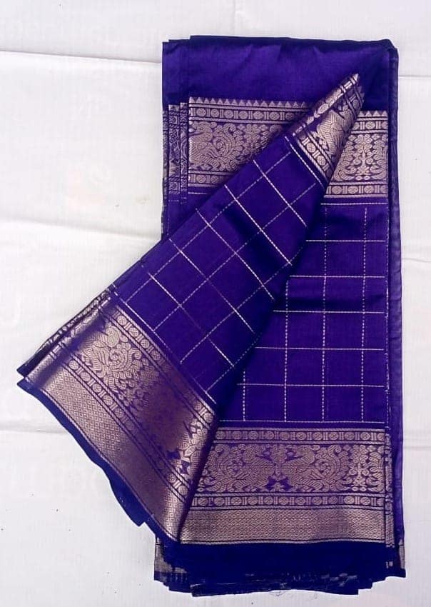 Women's Traditional Indian Silk Saree with Blouse Piece