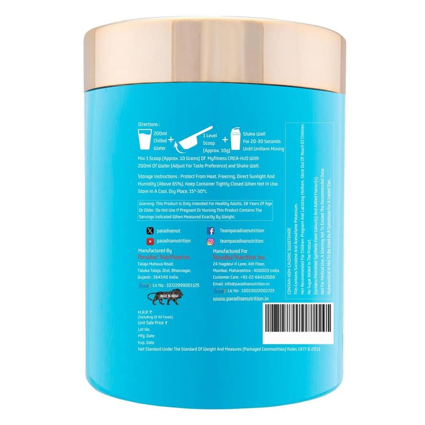 Myfitness Creatine Monohydrate Powder | 300g | Effervescent Pre Workout Power Formula | Creatine Powder With Betaine | Beta Alanine | L-Glutamine | Taurine | Electrolyte Blend view 9