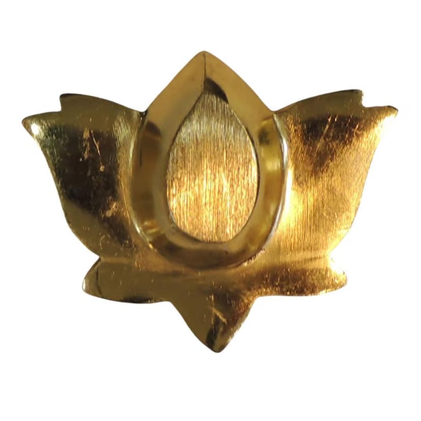 Aluminium 1 Wick Deepak No. 1 - Puja Items, Length : 3.2 Inch (ASMAS517 A) view 3