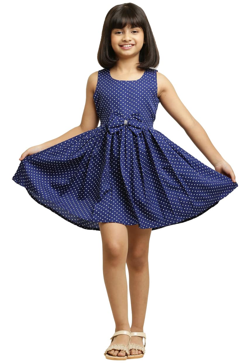 Cutiepie Fancy Blue Frock & Dress For Girls. view 3
