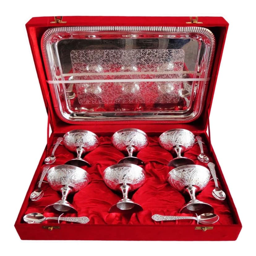 Decorative Ice Cream 6 Pc. Set With Tray (BMAS054) view 3