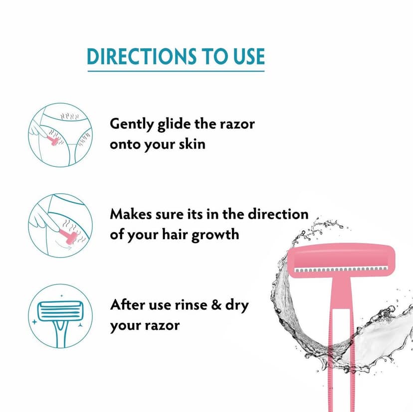 VI-JOHN WOMEN Feather Touch Bikini Line Trimming Razor Chromium & PTFE Coated Blade view 5