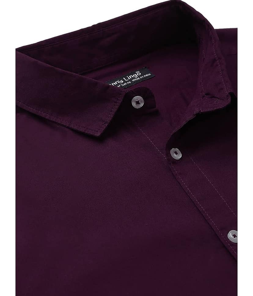 Dennis Lingo - Black 100% Cotton Slim Fit Men's Casual Shirt ( Pack of 1 ) view 2