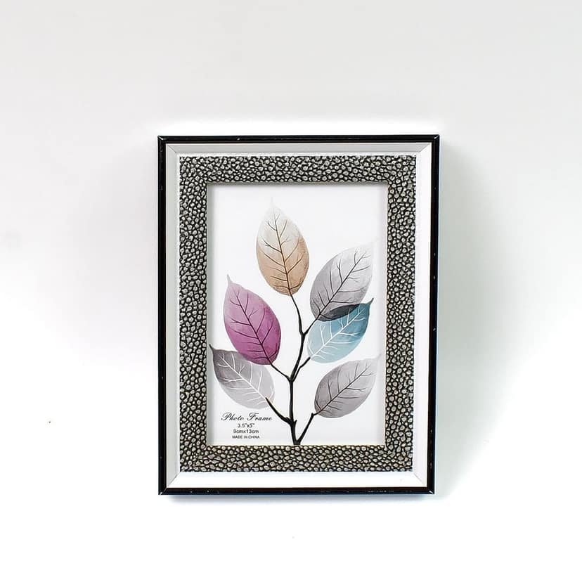 Modern Plastic Picture Frame Photo Holder (1 Pc / Mix Color & Design / 15×12 Cm) view 5