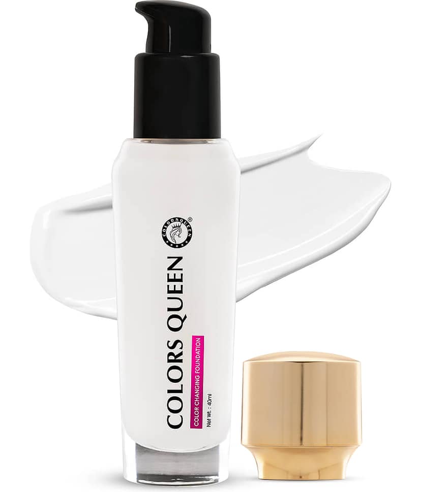 Colors Queen Color Changing Foundation Flawless Makeup Base with Satin Finish 40ml (pack of 1)