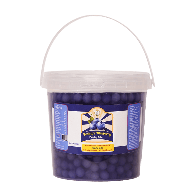 Blueberry Popping Boba for Bubble Tea