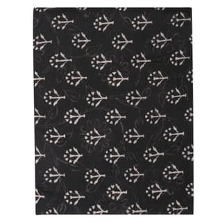 HANDLOOM CHANDERI 03 PCS DABU PRINTED SUIT (SKU - 1RDS06101220 Suit 66)