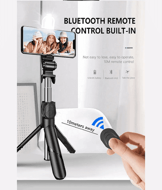 Shop To Shop Bluetooth Selfie Flash Light ( Black )