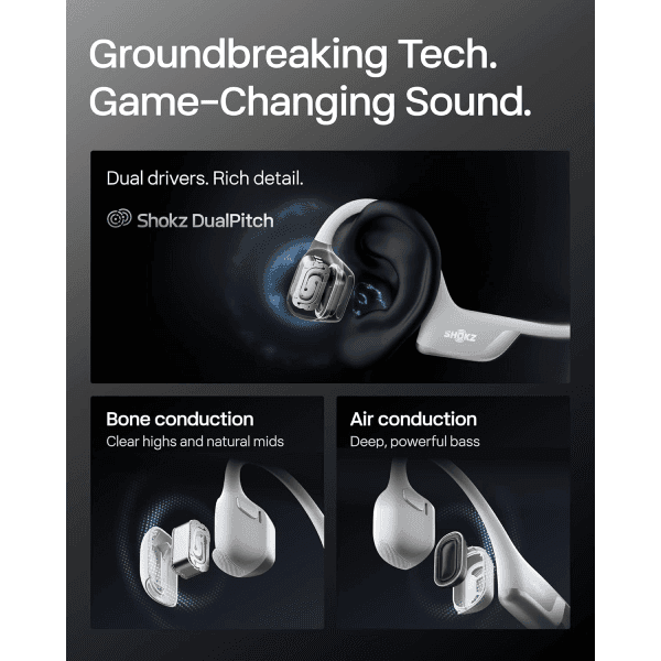 SHOKZ OpenRun Pro 2 Bone Conduction Sports Headphones view 3