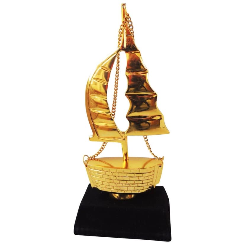 Aluminium Nautical Ship Showpiece ? Modern Home Decor Model, Height : 10 Inch (ZMAS458) view 2