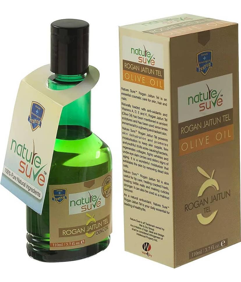 Nature Sure Rogan Jaitun Tail (Olive Oil) for Men & Women - 1 Pack (110ml) view 2