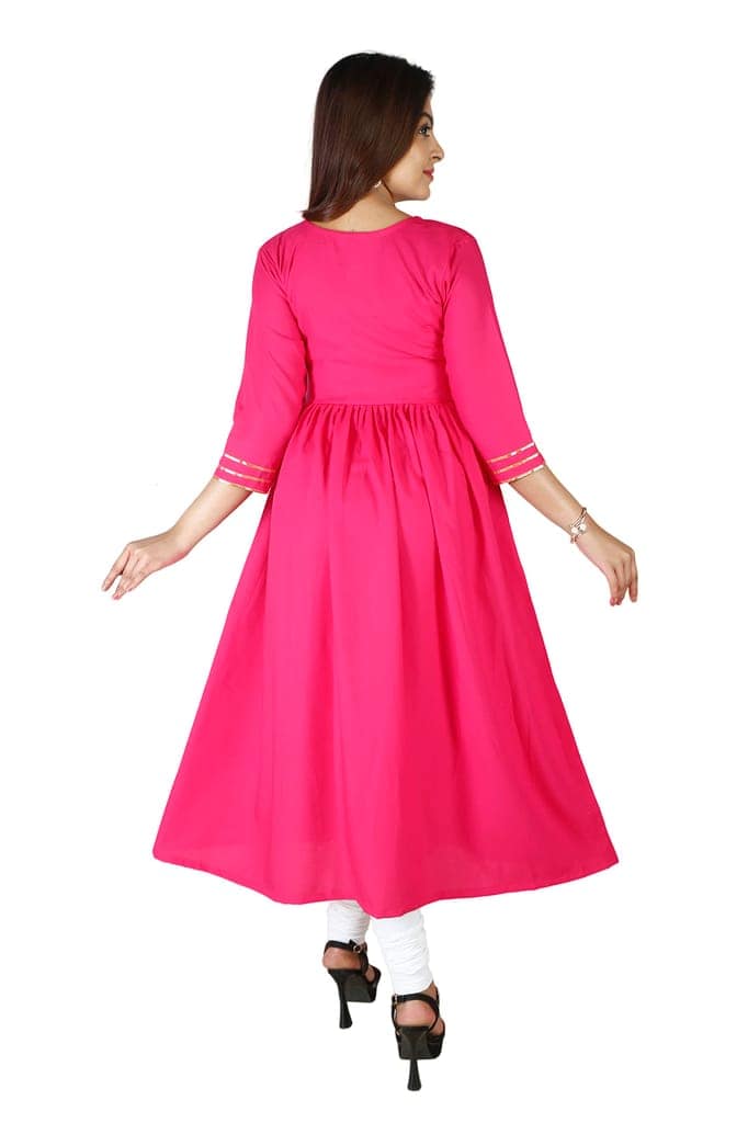 MAHIRA 'S COMFORT Maternity Gown: Stylish Rayon Feeding Kurti for Pregnancy and Breastfeeding view 5